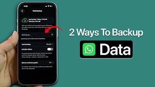 2 Ways To Backup WhatsApp Messages. screenshot 5