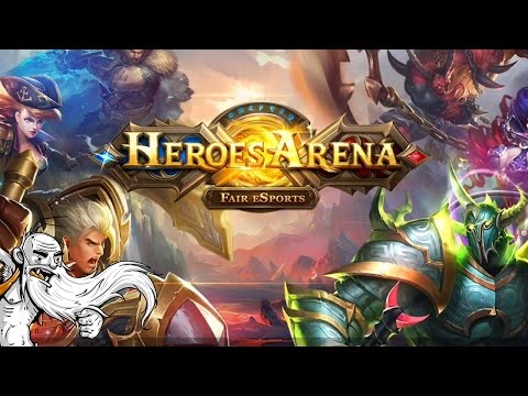 "MOBILE MOBA MADNESS!!!" Heroes Arena IOS / Android gameplay walkthrough