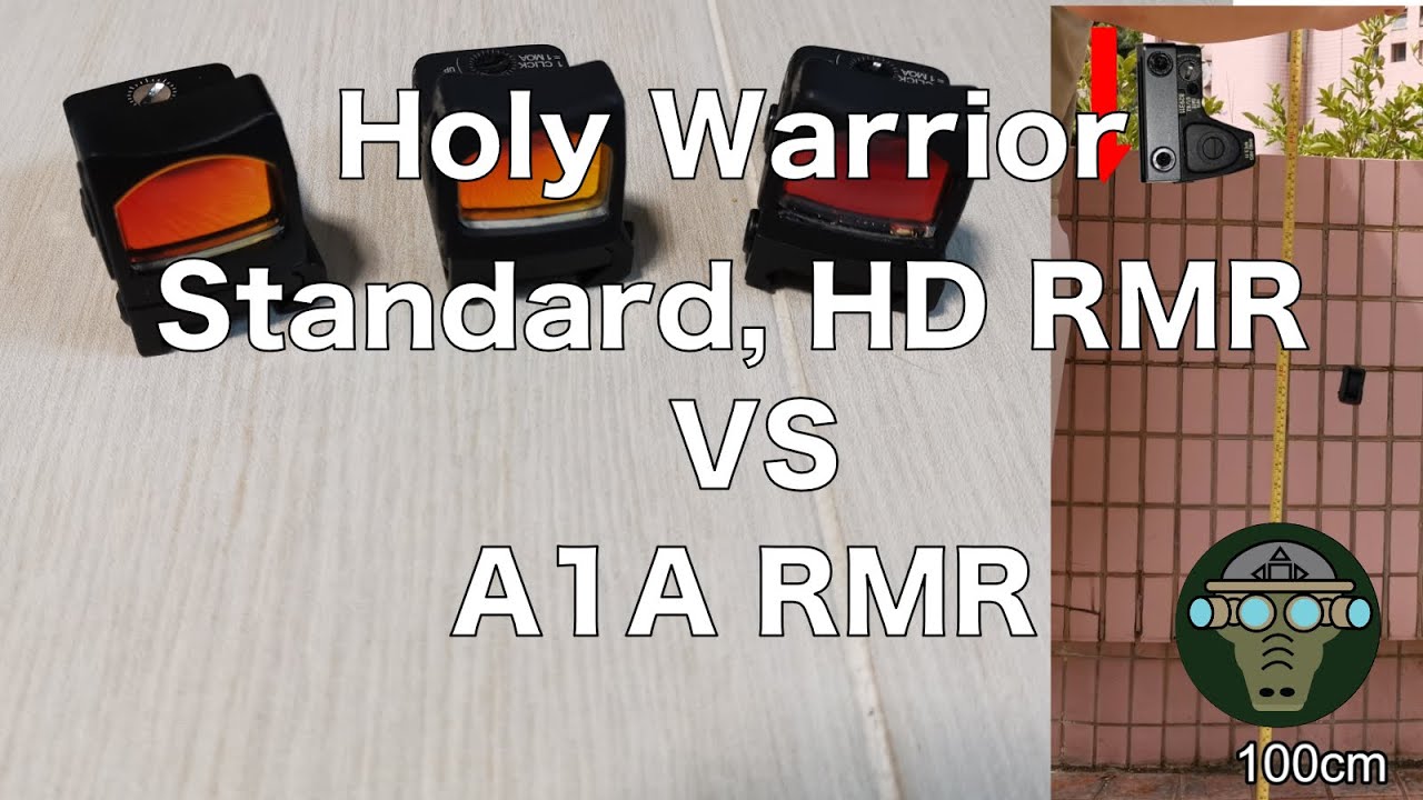 Holy warrior standard, HD RMR vs Ace One Arms RMR Replica