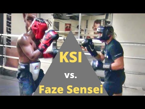 KSI vs  Faze Sensei  FULL LEGENDARY SPARRING SESSION!!! (Faze gets dropped)