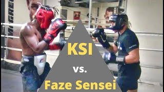KSI vs  Faze Sensei  FULL LEGENDARY SPARRING SESSION!!! (Faze gets dropped)