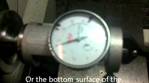 Aligning a lathe tailstock with a coax indicator