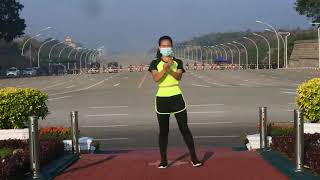 Download Lagu Ampun Bang Jago | Myanmar Aerobics dance by Khing Hnin Wai through military coup MP3