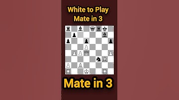 White to Move: MATE in 3! Try It Before Magnus!#chesspuzzle