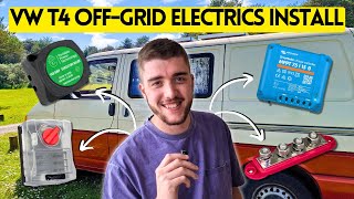 OFF-GRID 12v Electrics Install | VW T4 Transporter Van Conversion