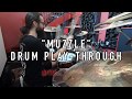 Benighted  kevin paradis playing muzzle official drum playthrough