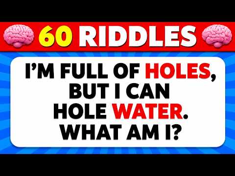 Can You Solve All 60 Tricky Riddles? 🧠 Only Geniuses Will Pass! 🤯