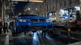 Une BMW M4 VOLANTE en plein Paris ! Carspotting in Paris