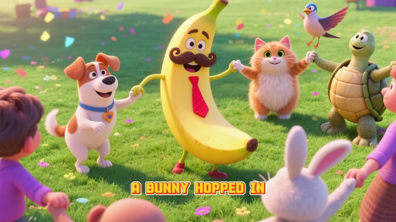 Banana Bob's Slippery Dance Party! Peel Jokes for Kids! Giggle , Dance, Slip & Laugh Lessons!