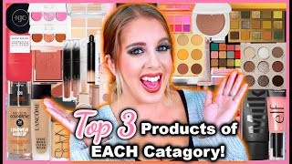 Top 3 Favorites in *EVERY* Makeup Category! 2023