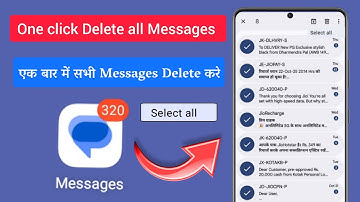 How to delete all messages at once || Sare message ek sath delete kaise kare