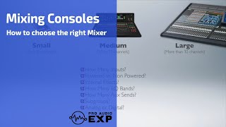 How To Choose A Mixing Console In Live Sound In Churches