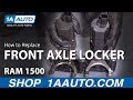 How to Replace Front Axle Locker 2009-18 RAM 1500