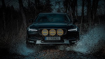 3X SIBERIA NIGHT RANGER 9" MOUNTED ON VOLVO V90 AWD - STRANDS LIGHTING DIVISION