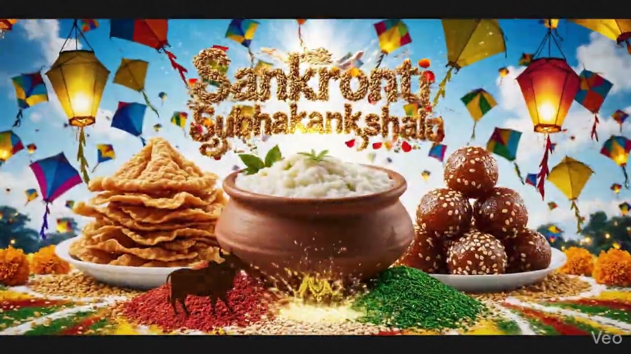 సంక్రాంతి శుభాకాంక్షలు 🌾 | Beautiful Sankranti Wishes Video | Telugu