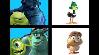 Mike And Sulley Dislikes Dax Mallard But They Like Gwen Mallard