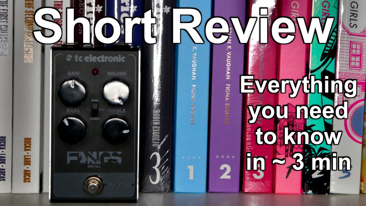 TC Electronic Fangs — всё, что вам нужно знать, примерно за 3 минуты (обзор)