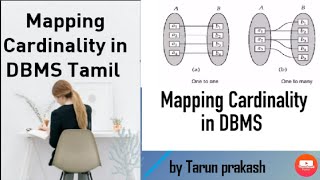 Mapping Cardinality in DBMS Tamil | Constraints in DBMS|cardinality in DBMS Tamil