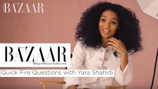 Yara Shahidi: Quick Fire Questions | Harper's Bazaar Arabia