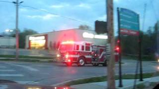 E-1111 & C-1100 Responding to Commercial Structure Fire