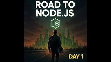 Road to Node.js (Day 1) – Learn Backend Development with JavaScript