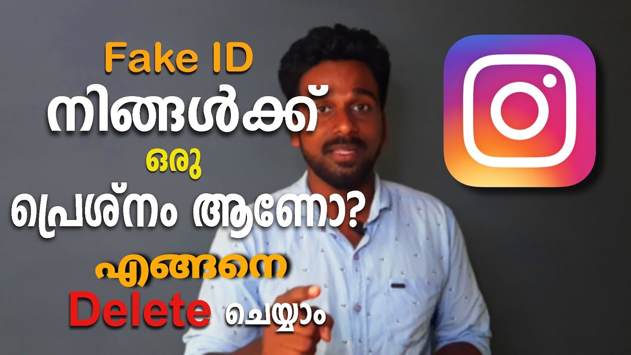 how-to-delete-fake-instagram-account-malayalam-fake-instagram-account