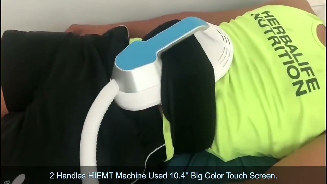 Standing 2 in 1 EMS Muscle Building Body Sculpting Machine Display | WL-EMT93