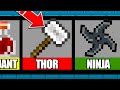 PRO VS NOOB - MINECRAFT NAJLEPSZY OPENING KLAS POSTACI (EPICKIE ITEMY!)