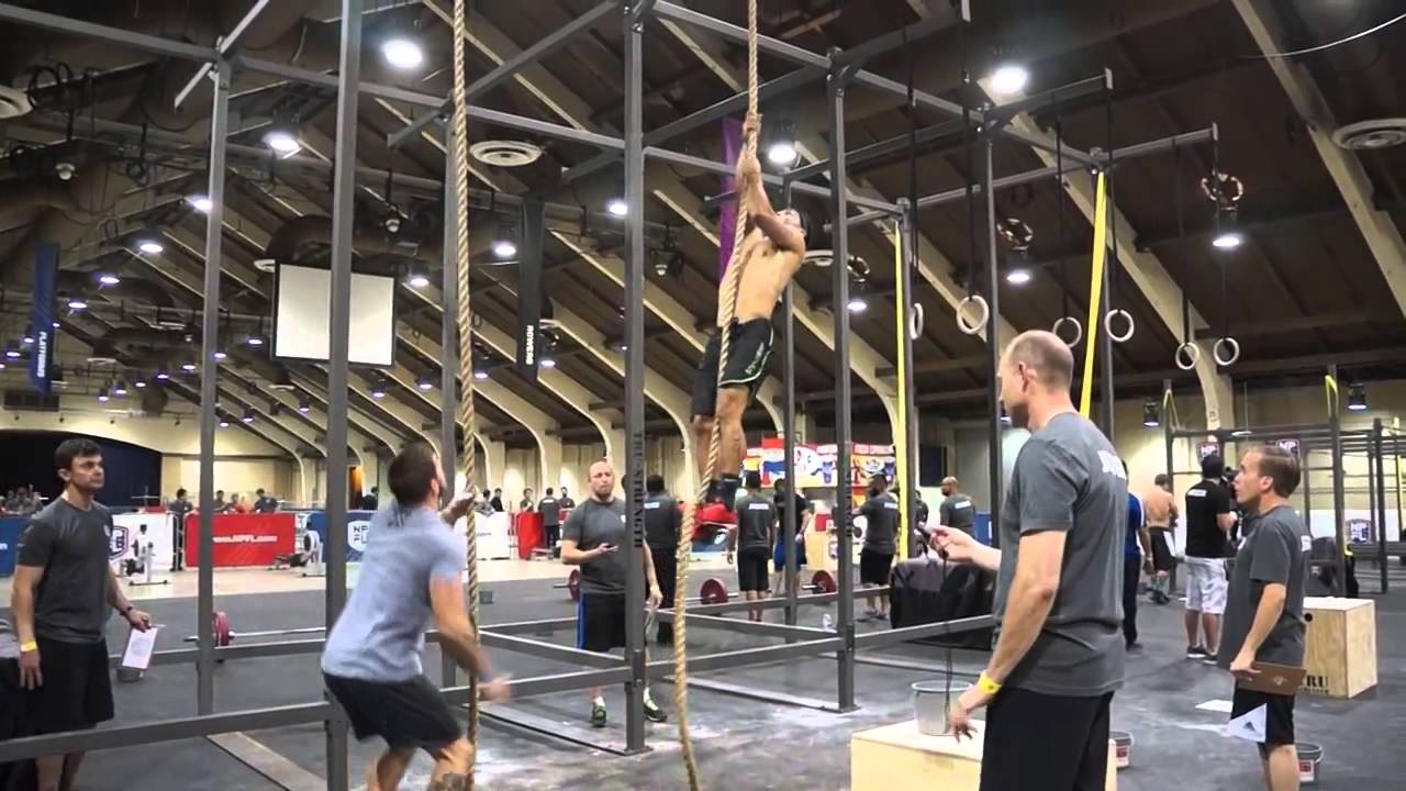 National Pro Fitness League - Max Rope Climbs 90 Seconds