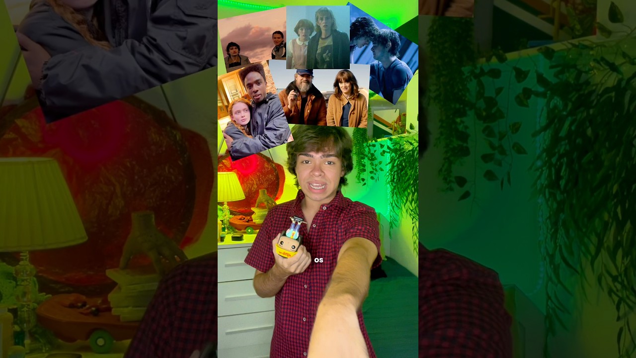 OS CASAIS DE STRANGER THINGS NÃO DE BEIJAM? 