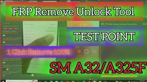 SM-A325F (A32) — FRP Demo (Test Point / Unlock Tool) — Educational Overview