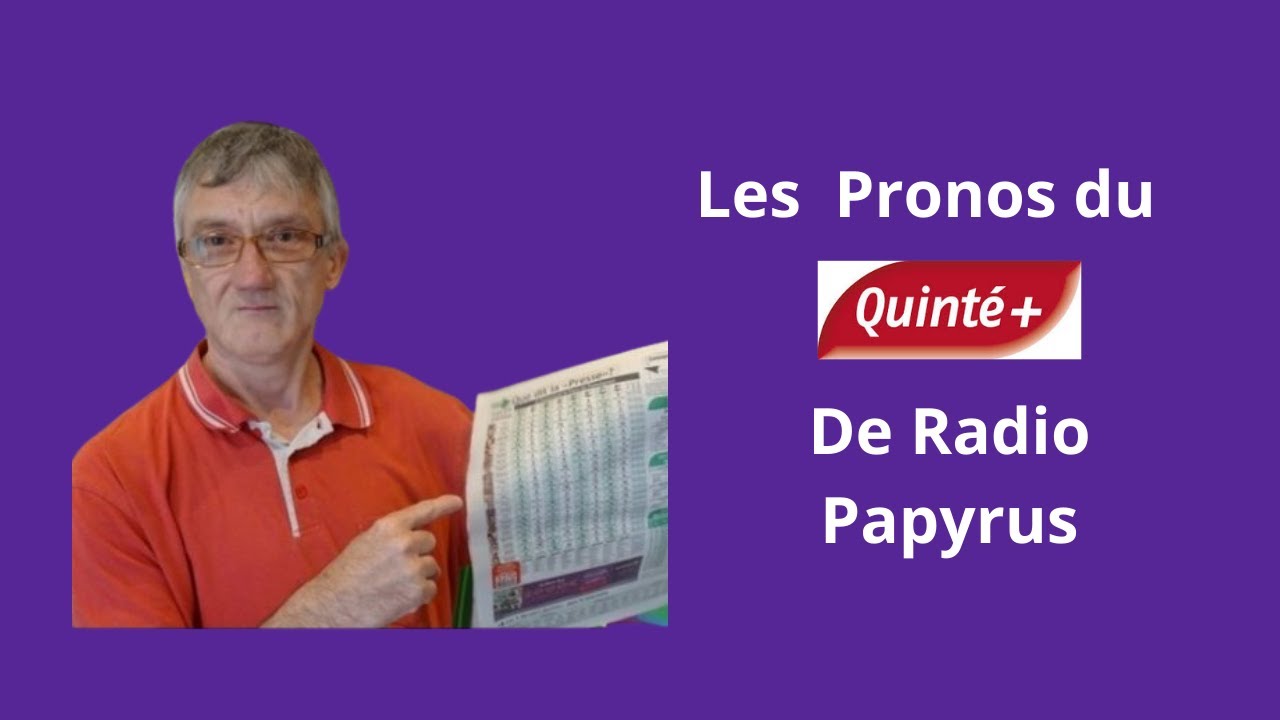 Derniere Minute Papyrus Quinte Du Jour Youtube