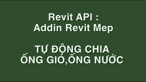 HQL _ Addin Revit Mep : Tool chia ống gió/ống nước (Split Duct/Pipe)