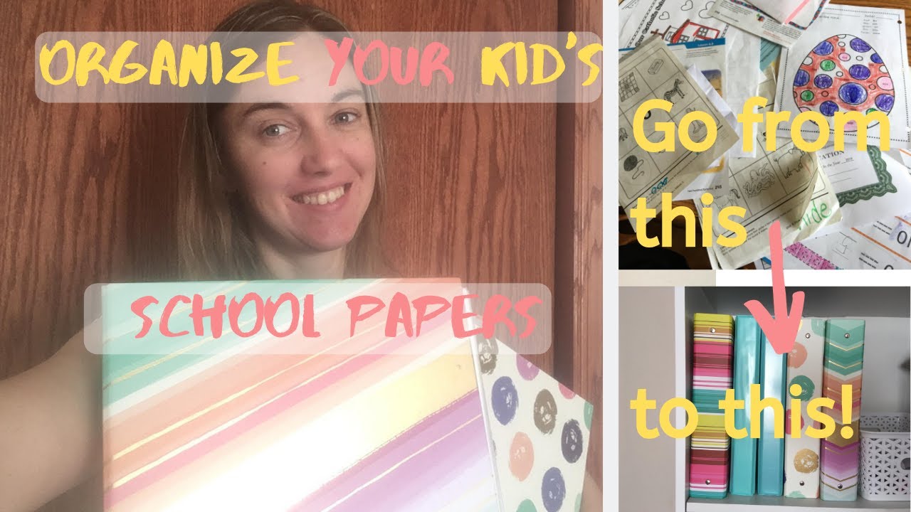 How I Organize my Kids’ School Papers