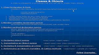 Classes and Objects in Java in Telugu | Unanth Learnings