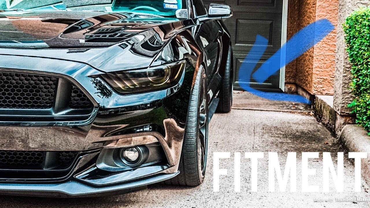1 inch Spacers on Mustang GT 4K YouTube