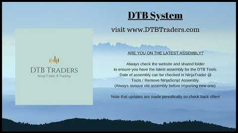 NinjaTrader 8 Tools -  02.12 - DTB Fibonacci Retracement Indicator