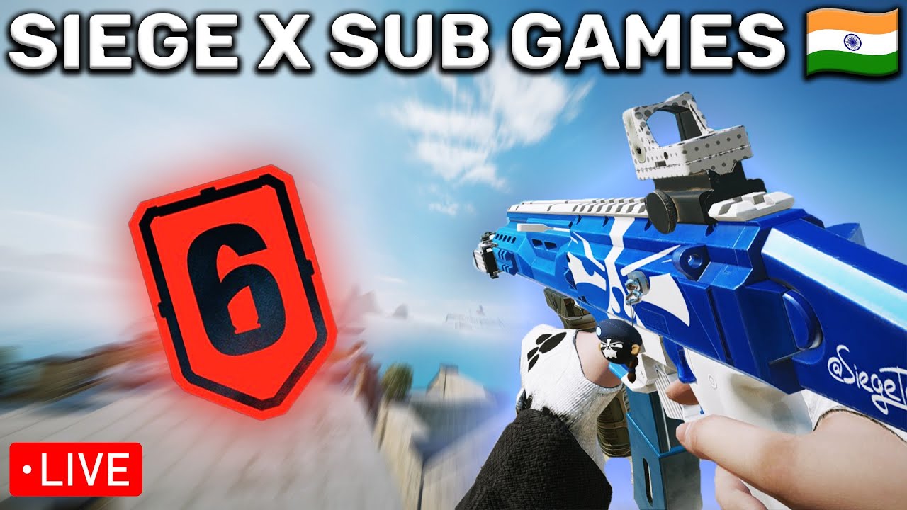 🔥 Playing Rainbow Six Siege with Subscribers LIVE | Sub Games & Clutch ...