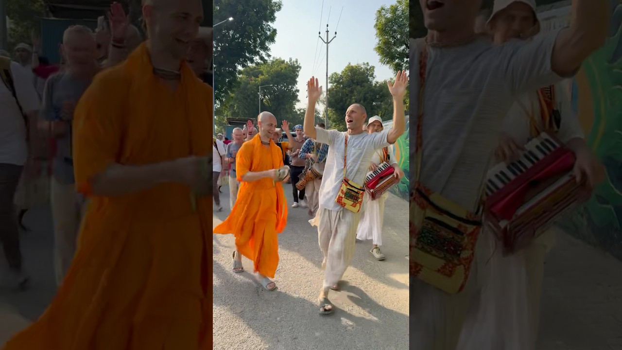 💛 Яркая харинама на Варшане