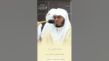 مقتطف من تلاوة الشيخ #ياسر_الدوسري من فجرية 28 ربيع الأول 1446هـ