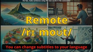 Remote meaning with 5 examples