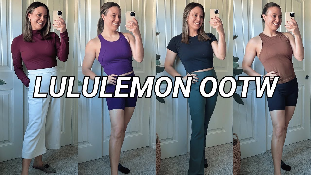 LULULEMON OUTFITS OF THE WEEK  work, workout & casual looks! 