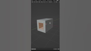 Creating a Hole in Blender: Easy  #Blender #3DModeling