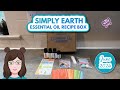 SIMPLY EARTH Essential Oils Recipe Box! Diffuser Blends!  June 2024