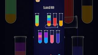 Color sort Level 30 #gameplay #game #games #gamers #colors #colorsortgame #colorsorting #recommended screenshot 4