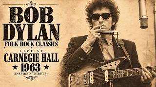 Bob Dylan 🔥 Folk Rock Classics | Live at Carnegie Hall 1963 (Inspired Tribute)
