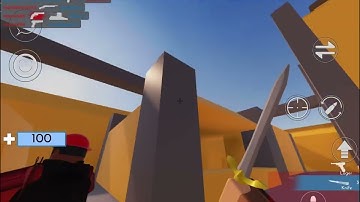 Winning a game of roblox arsenal on a controller….