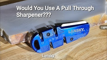 Would You Use a Pull Through Knife Sharpener?? Ceramic Quadsharp Review