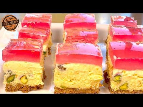 No bake Turkish Delight Cheesecake recipe 4K