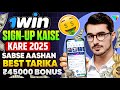 1win sign up kaise kare | how to create 1win account 2025 | how to sign up on 1win